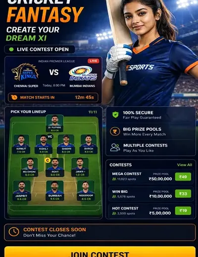 Hero11 (hero11 app) fantasy cricket & matchday visual 3